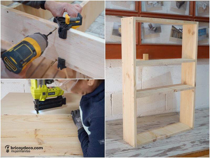 montaje de un mueble organizador