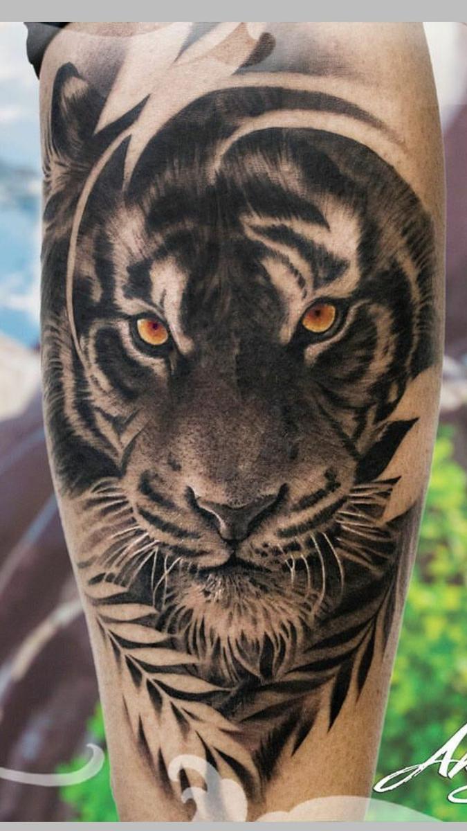 Tatuaje de un tigre