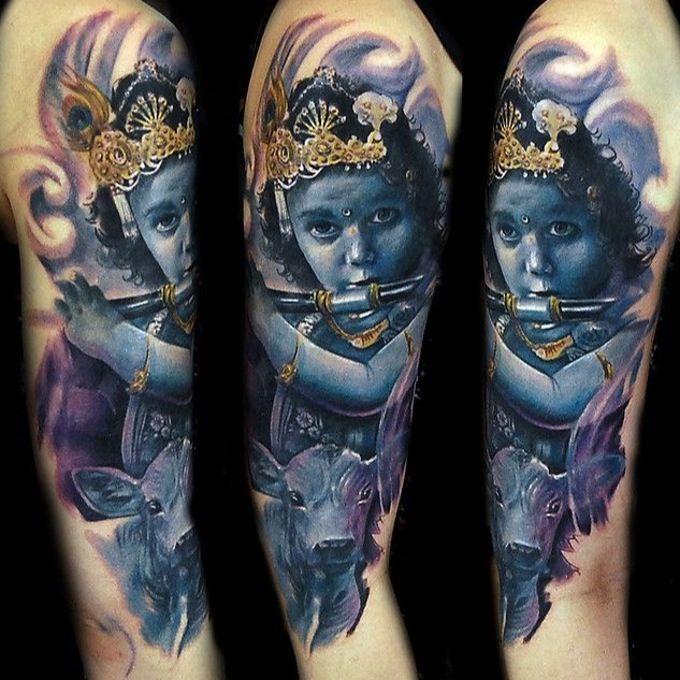 Tatuaje de Krishna