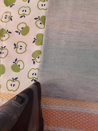 planchar lado bueno del as dos telas