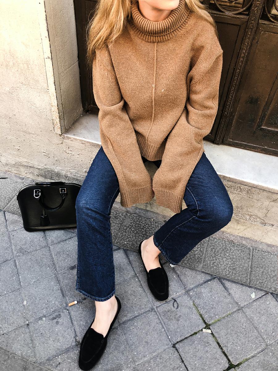 Trini | Celine sweater Khaite jeans