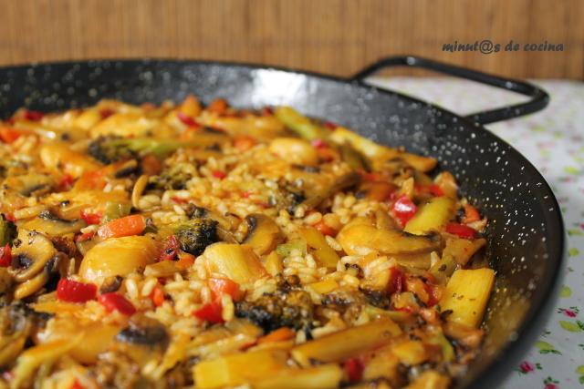 arroz con verduras
