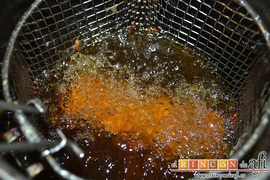 Soldaditos de Pavía, freírlos en aceite de oliva