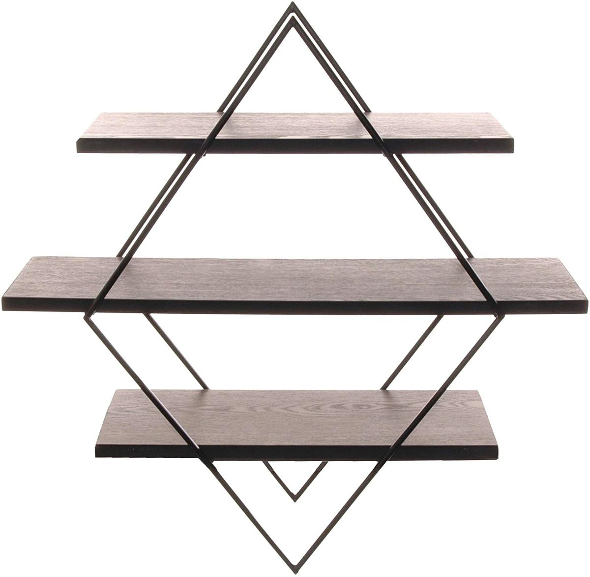 ¡Ideas baratas para decorar tus paredes! Una estantería metálica como esta nos ha ayudado a decorar nuestro W.C.