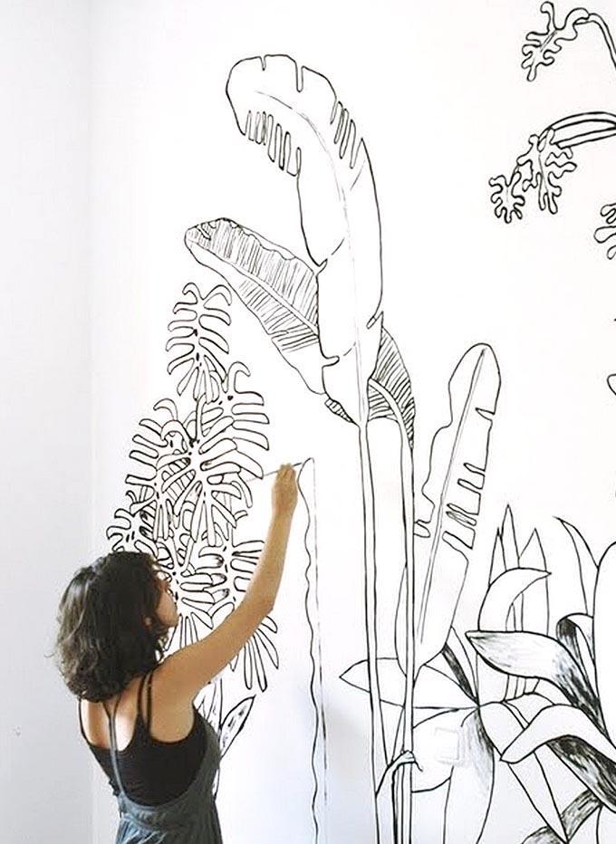 ¡Ideas baratas para decorar tus paredes! Pintar un mural en la pared de tu casa es una manera perfecta de darle un ambiente vivo y original a tu hogar.