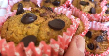 magdalenas de calabaza asada