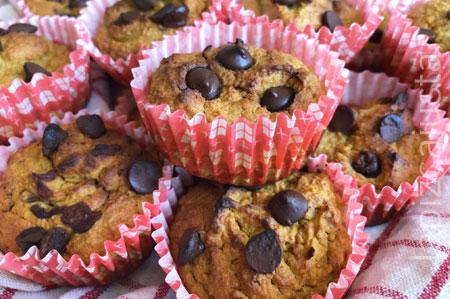 magdalenas de calabaza asada