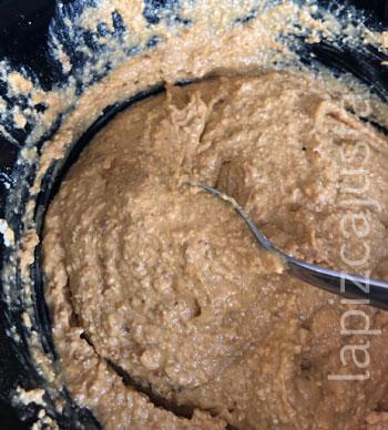 ingredientes magdalenas después de mezclar