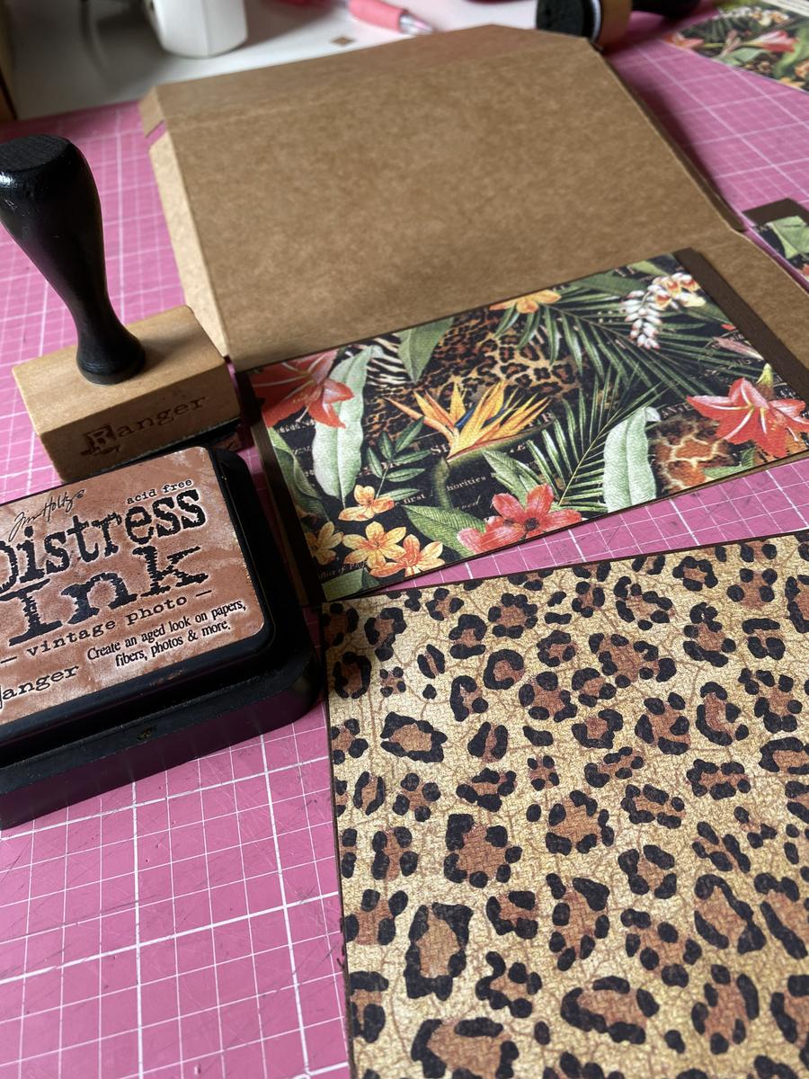 Entintado de papeles