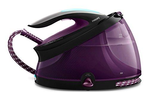 Philips Plancha con generador de Vapor GC9405/80-Plancha sin ajustes de Temperatura (Potencia 6,7 Bares, Capacidad 2,5 litros, Auto apadago), 2100 W, 2.5 litros, 2.5, Compuesto, Morado