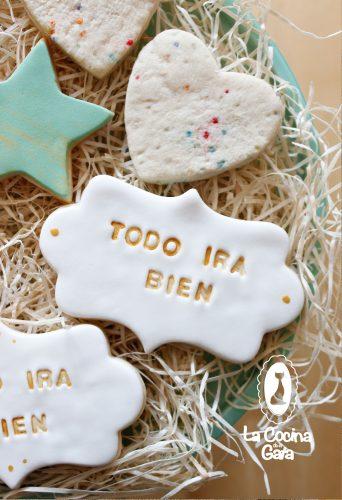 Galletas de la esperanza, todo irá bien.