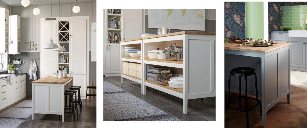 Isla de cocina Tornviken de Ikea