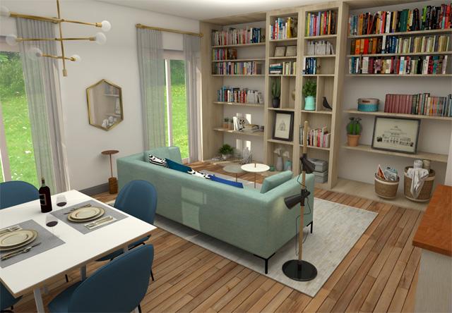 Proyecto de decoración online de un apartamento pequeño