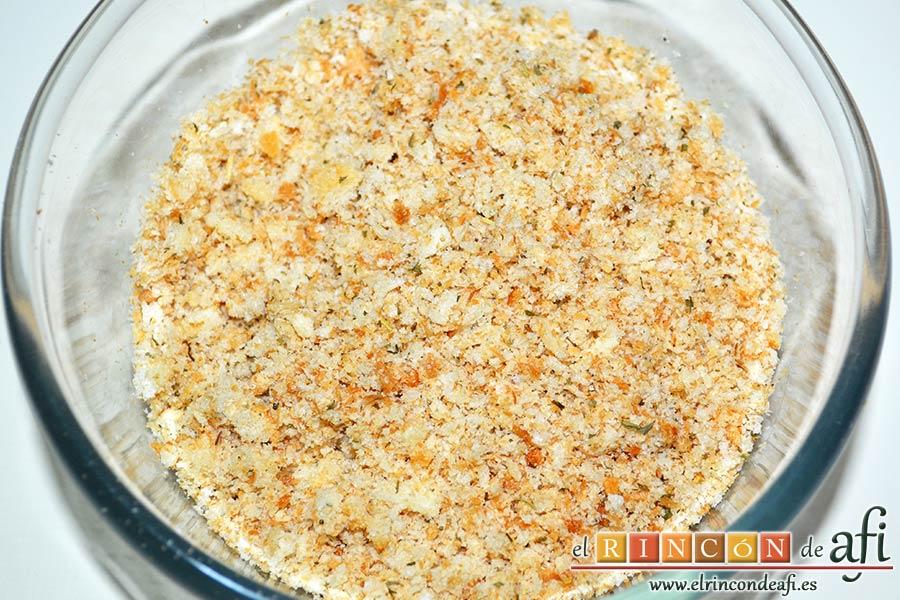 Pan rallado de Buddy, ya terminado