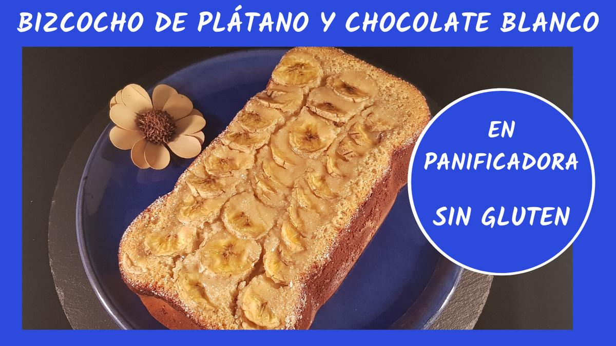 Bizcocho de plátano y chocolate