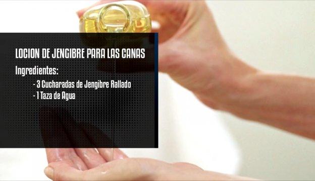 Cómo quitar las canas con jengibre