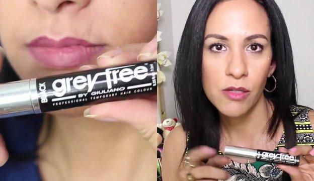 Cómo ocultar las canas a corto plazo con mascara