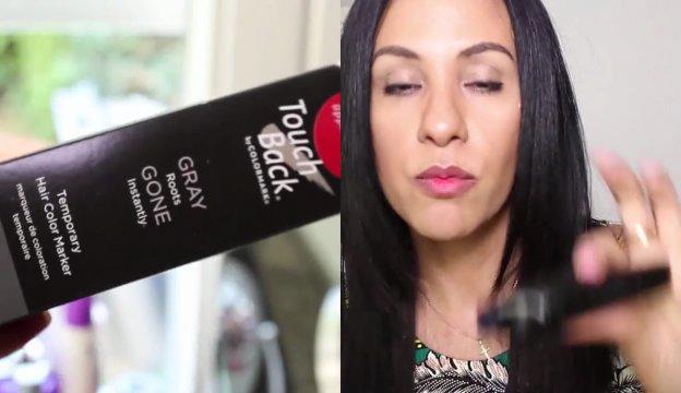 Cómo ocultar las canas a corto plazo con marcador