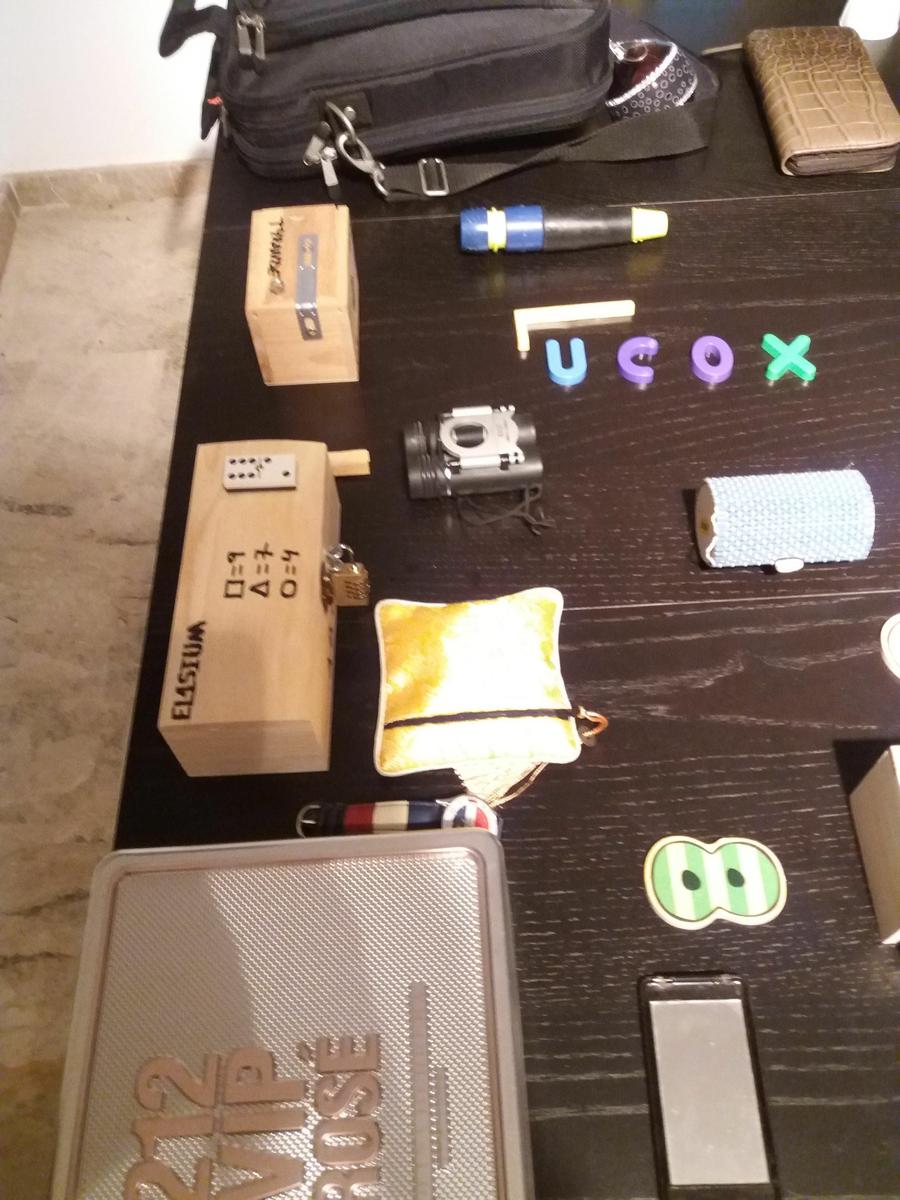 Juego scape room casero. Vía Pinterest.