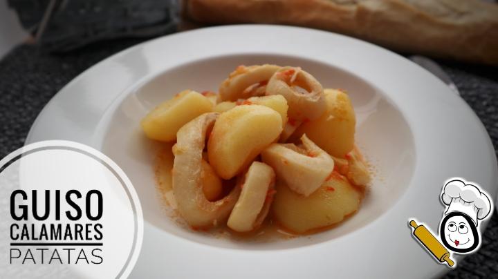 Cómo hacer guiso de calamares con patatas en Mambo
