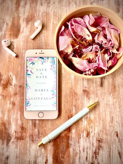 Save the date digital para bodas en tiempos del coronavirus