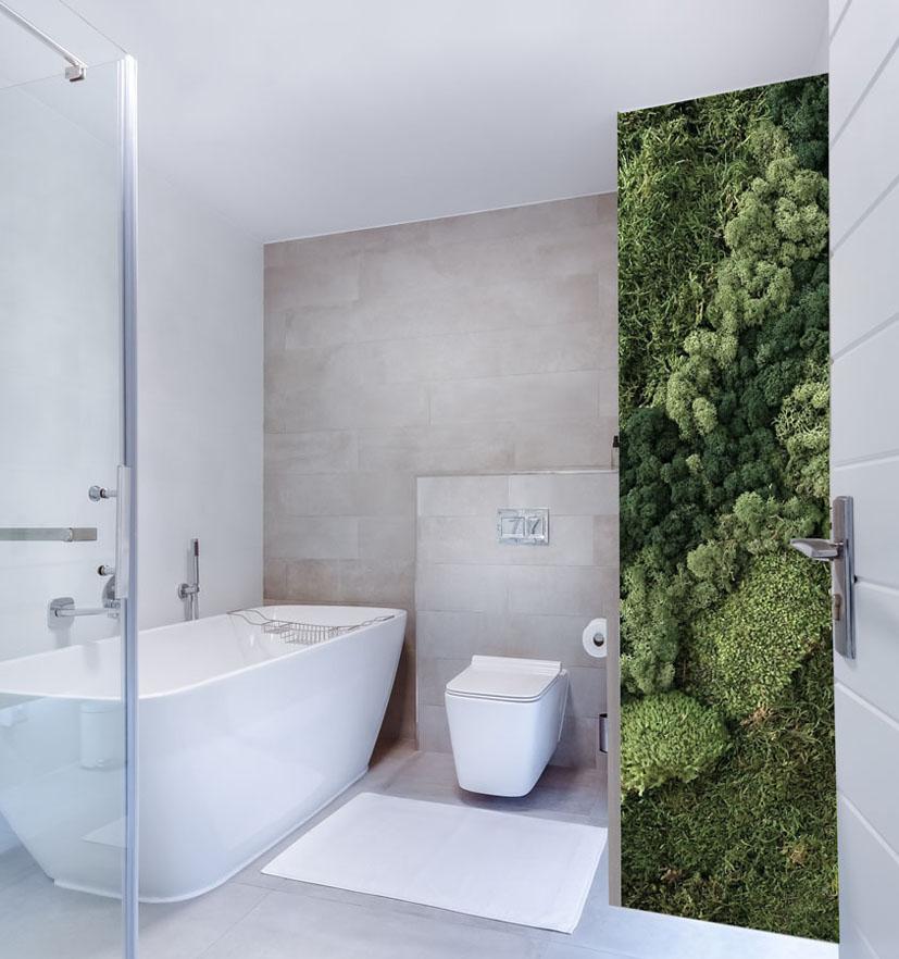 jardin vertical musgo baño