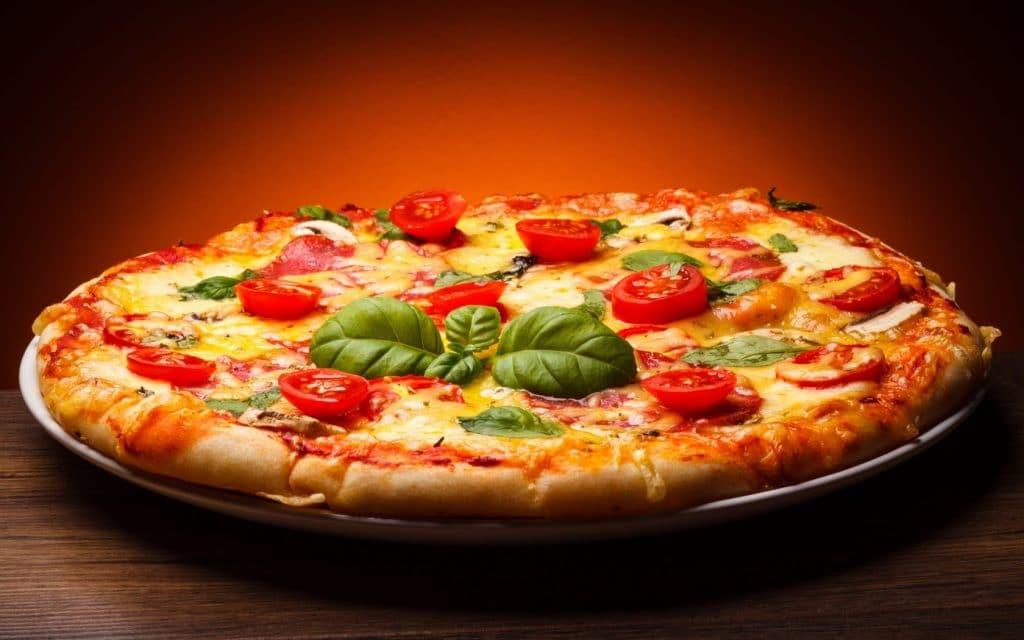 Pizza fitness sin grasa
