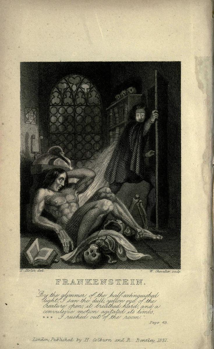 Portada del libro Frankenstein