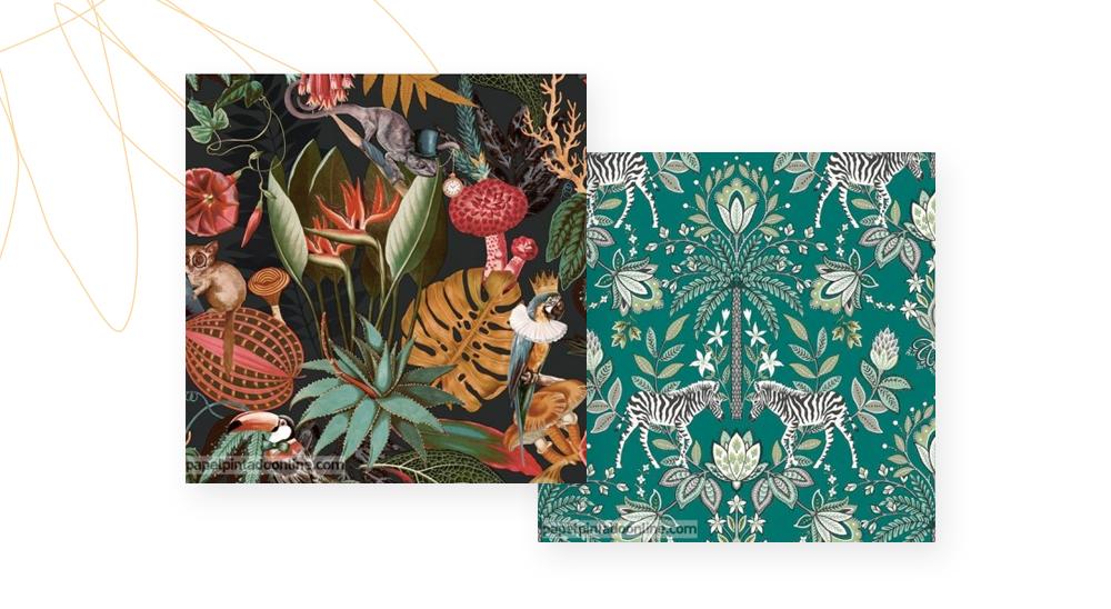 12 sitios donde comprar papel pintado y vinilo.