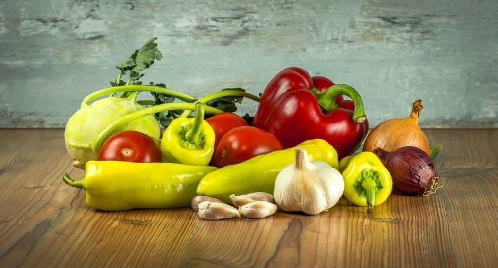 arroz con pollo vegetales que se utilizan