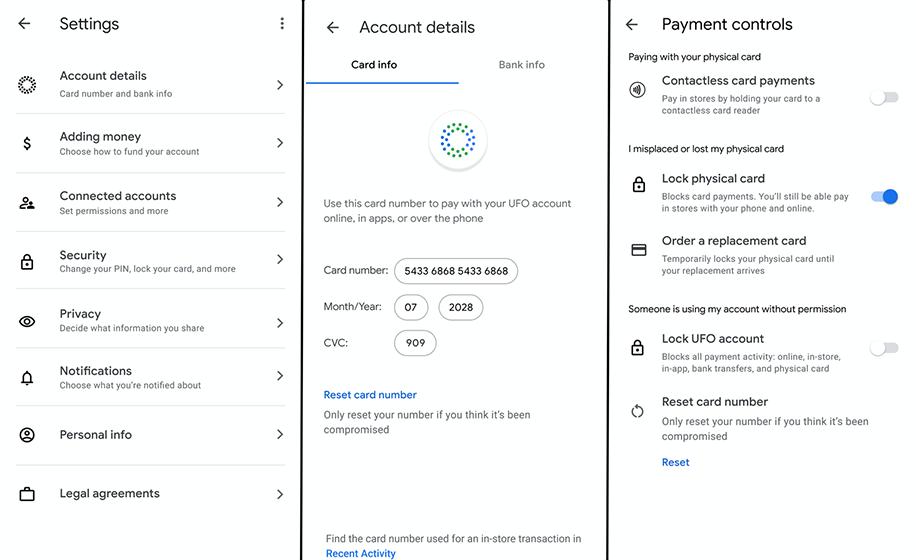 Google Card - Privacidad y seguridad
