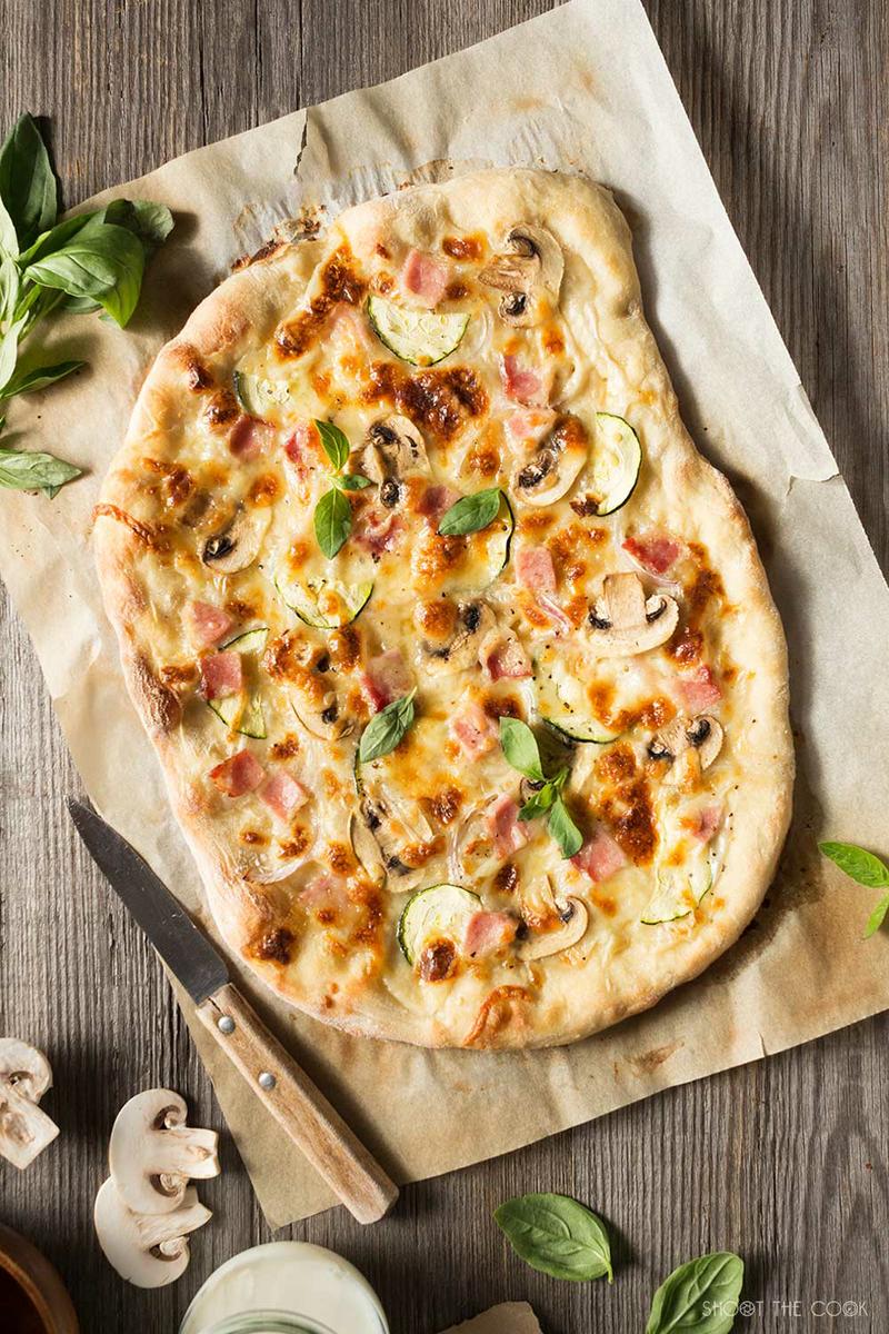 Como hacer masa de pizza sin amasar receta