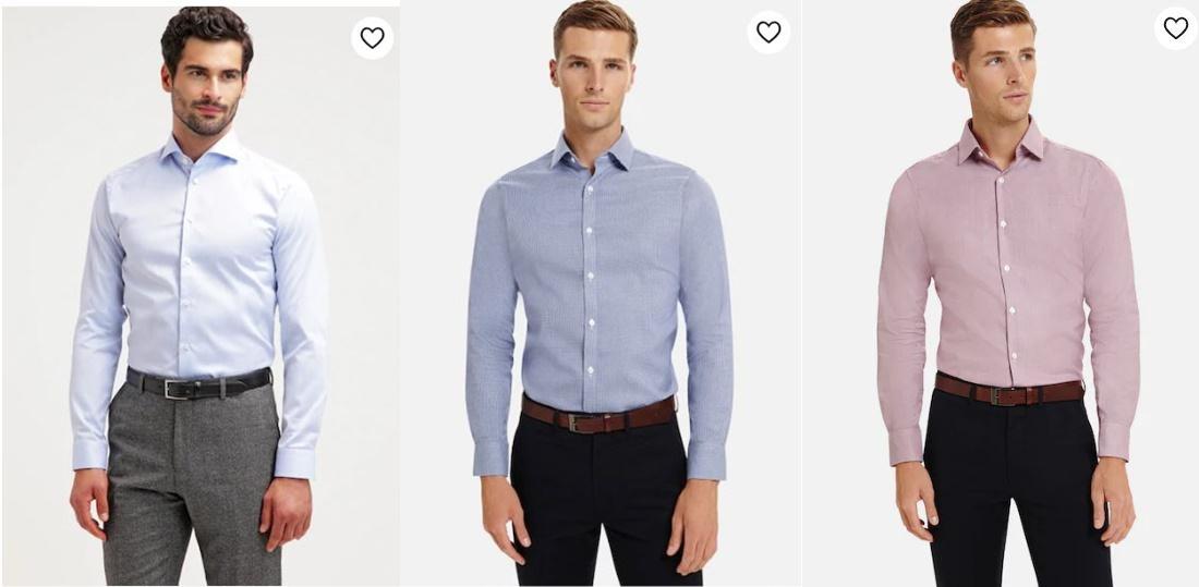 Tipos de ajustes en Prendas Masculinas