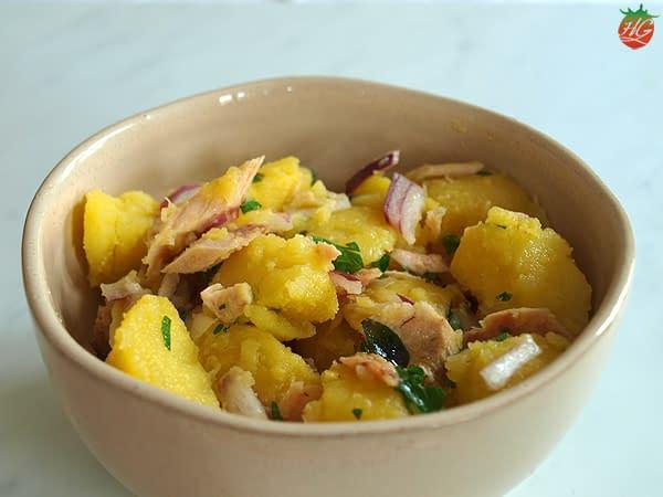 Receta Papas aliñás