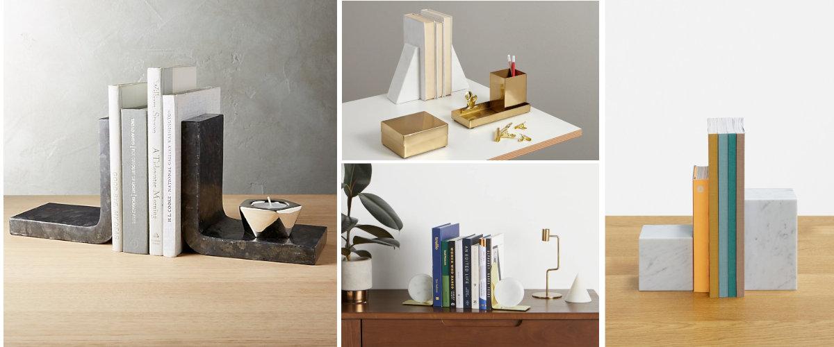 Sujetalibros de mármol