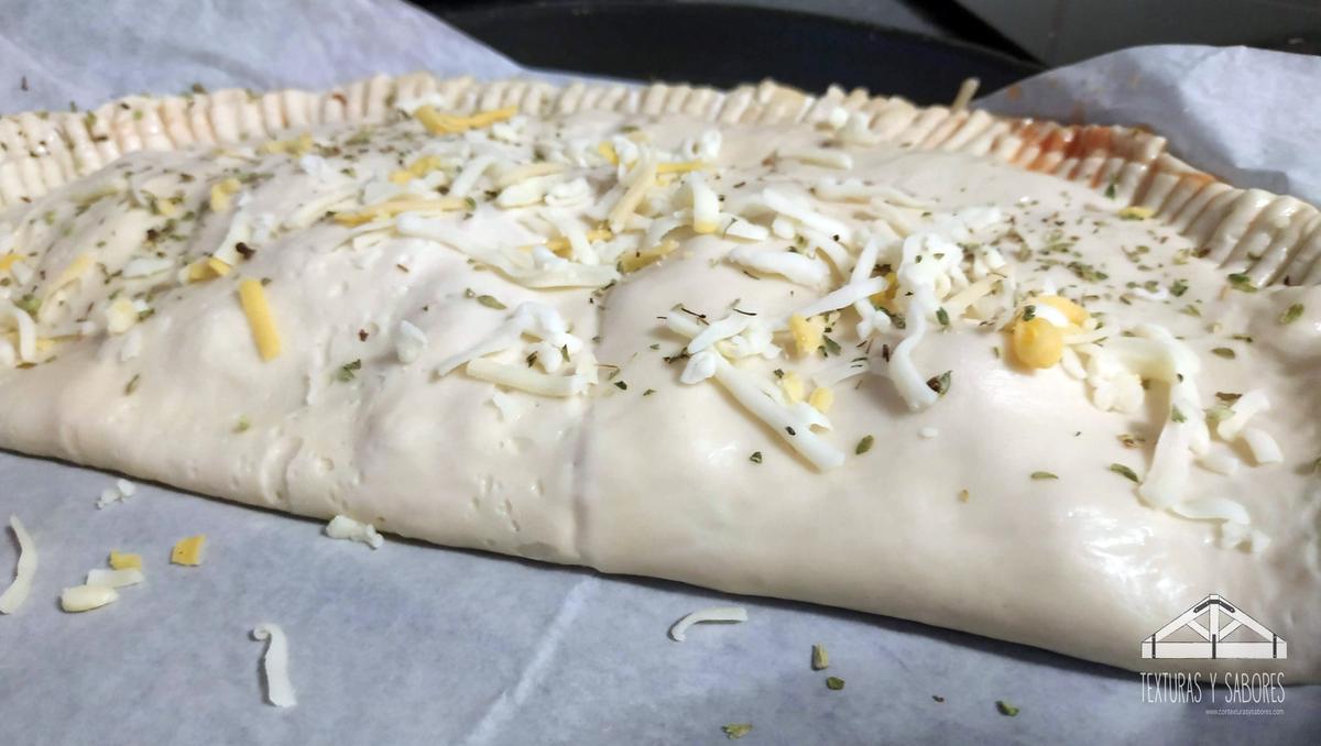 calzone de atun relleno sin hornear