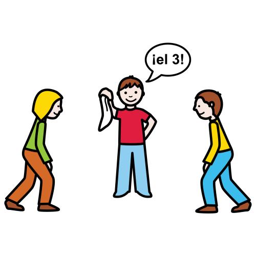 Juego del pañuelo. Vía Pinterest.