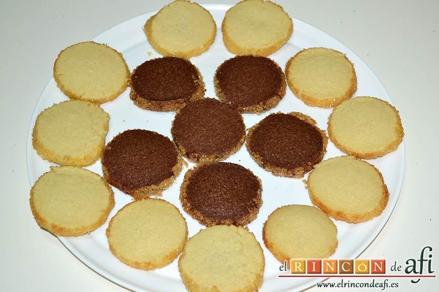 Galletas crujientes de mantequilla, sugerencia de presentación