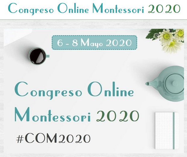 Cartel de presentación del Congreso Online Montessori