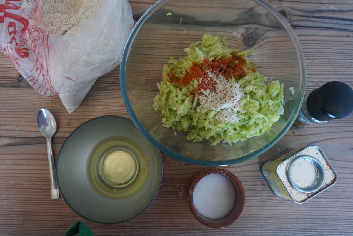 tortitas de calabacín