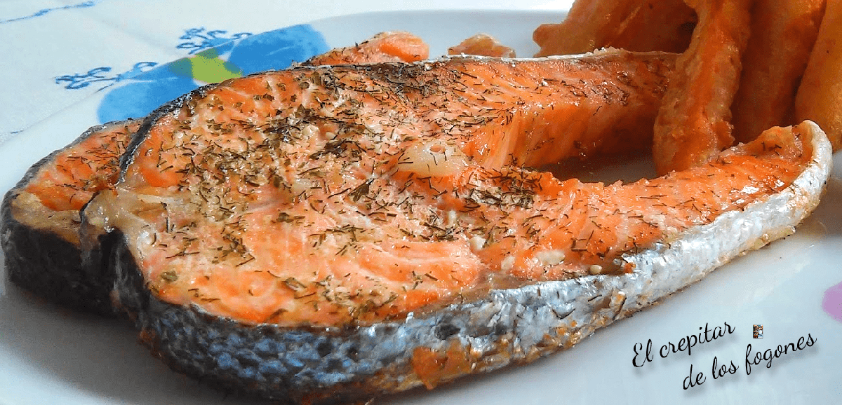 salmón al horno