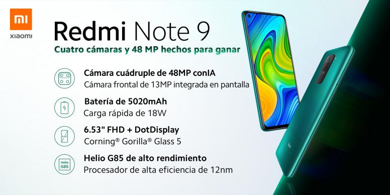 Redmi Note 9 - Hardware y características