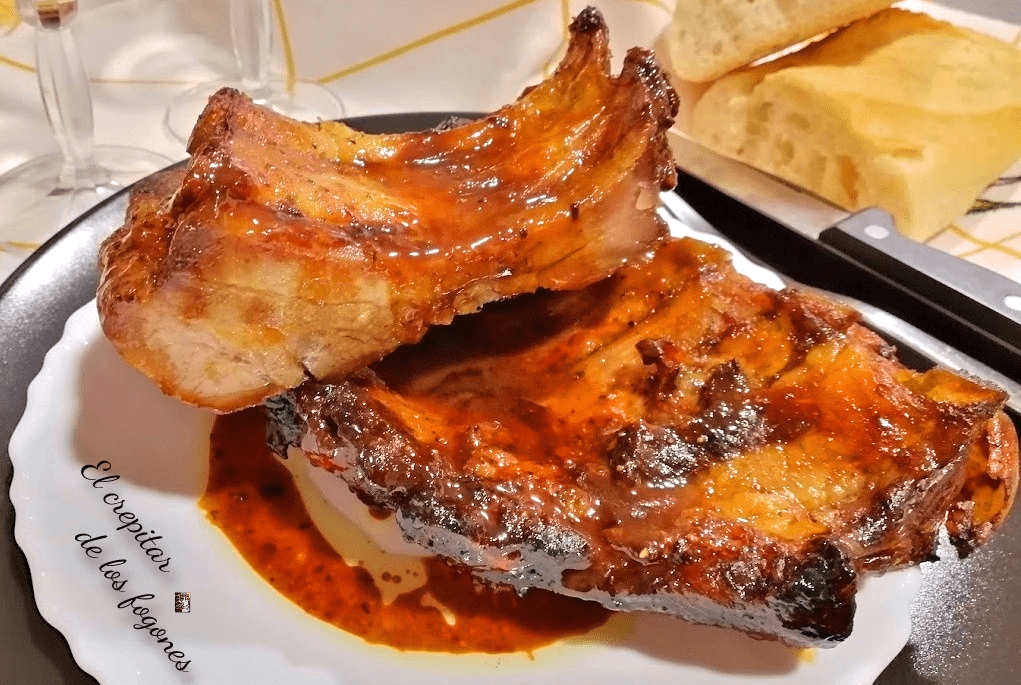 costillas con miel