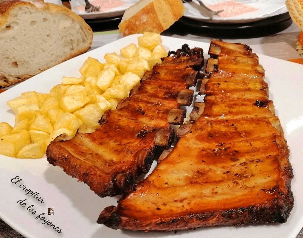 costillas con miel