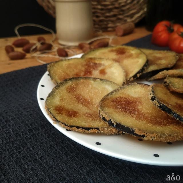Berenjenas fritas con miel