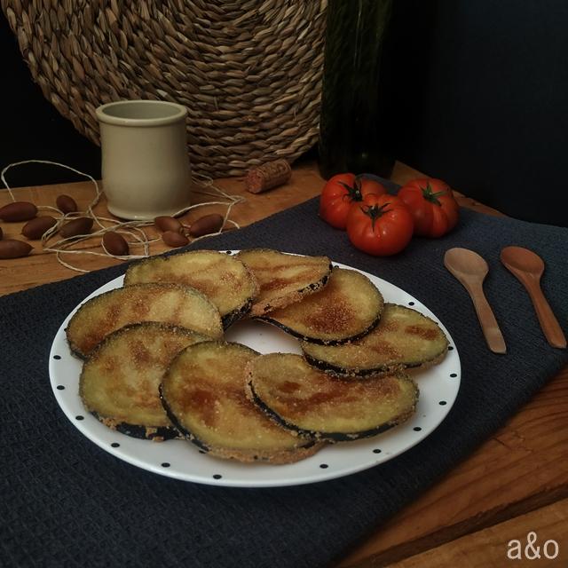 Berenjenas fritas con miel