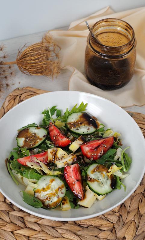 3 recetas de ensaladas con frutas y verduras de temporada