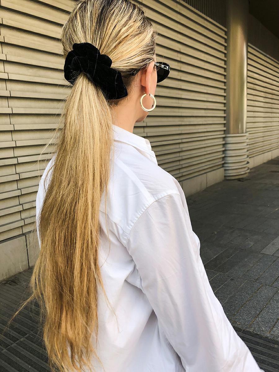 Trini | The Row shirt Chanel slingback