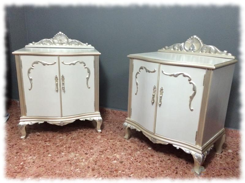 Mesita de noche reciclada. Resultado final.