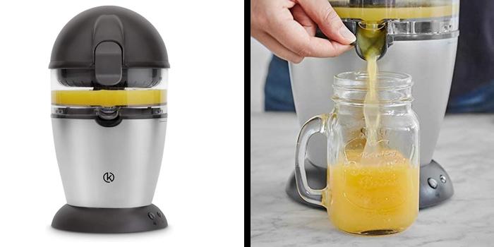 Exprimidor automático disponible en Amazon.